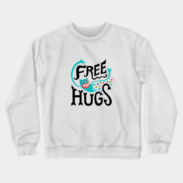 Free Hugs Crewneck Sweatshirt by Andibird